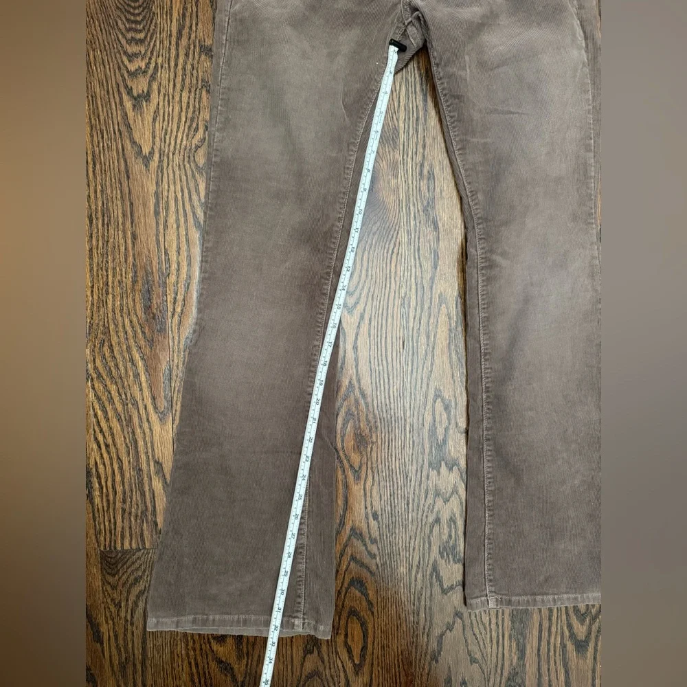 NWT Vtg RED TAG Abercrombie & Fitch Corduroy Flare Pants Y2K Deadstock Brown 2 - Picture 11 of 13